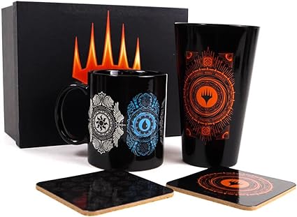 coffret cadeau MAGIC THE GATHERING - Pck Verre XXL + Mug + 2 Coasters "Planeswalker"