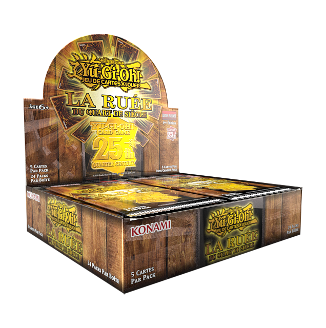 YU-GI-OH! JCC – Display 24 booster La Ruée du Quart de Siècle --- ⚠️ Date de sortie officielle jeudi 10 avril 2025  ---