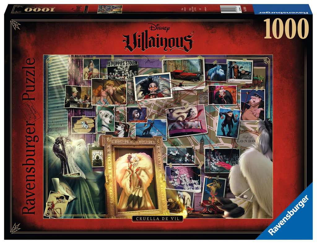 Puzzle villainous 1000 p - Cruella d'Enfer