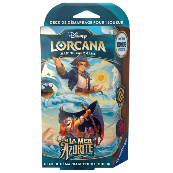 Disney Lorcana : Deck de Démarrage Ambre / Rubis - Set 6 La Mer Azurite