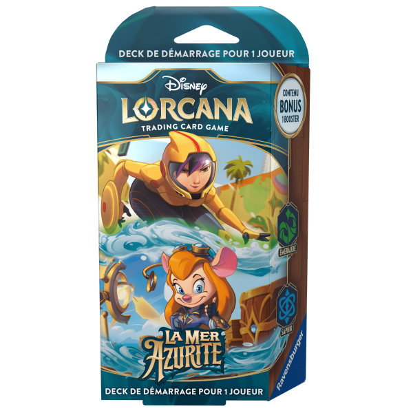 Disney Lorcana : Deck de Démarrage Saphir / Émeraude - Set 6 La Mer Azurite